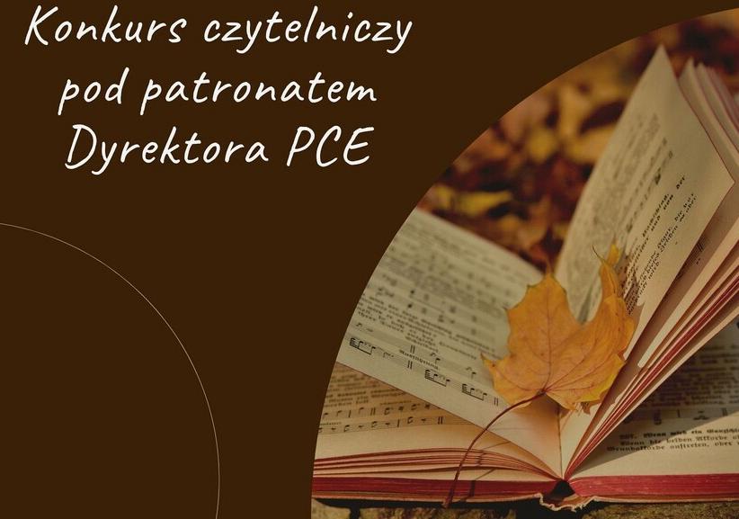 Weź udział w konkursie czytelniczym o nagrodę Dyrektora PCE