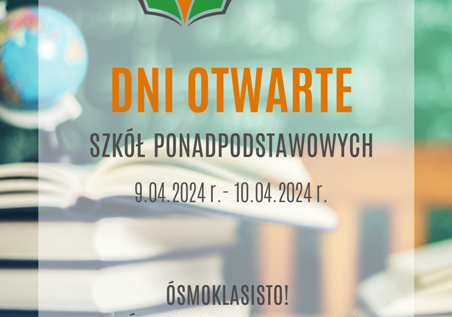 Zapraszamy ósmoklasistów do PCE na 