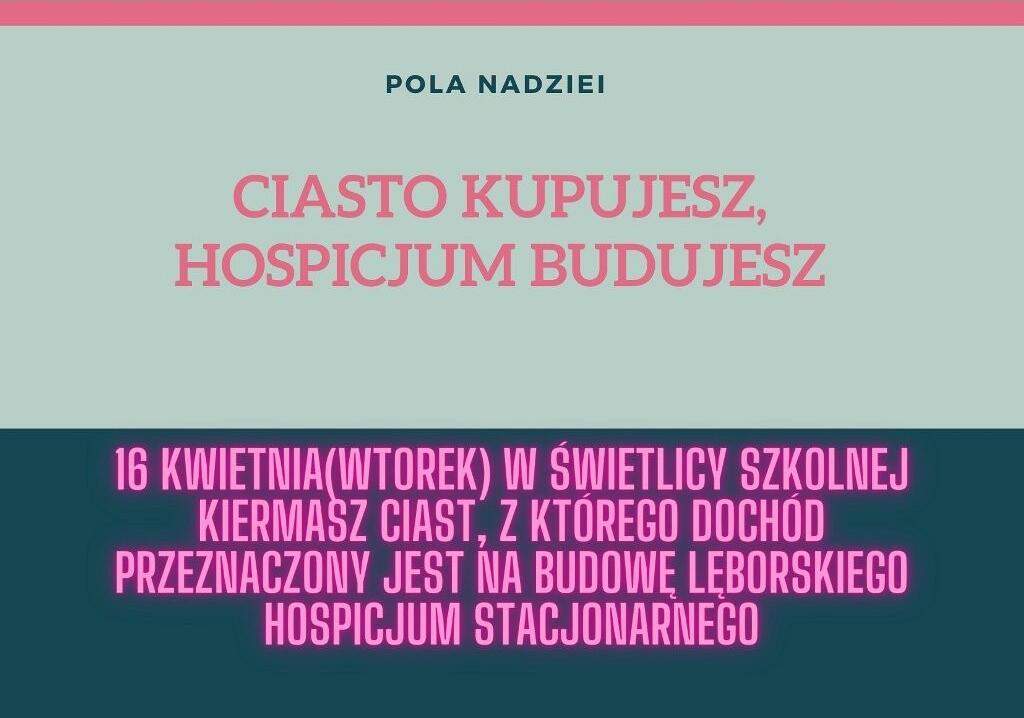 Zaproszenie na kiermasz ciast