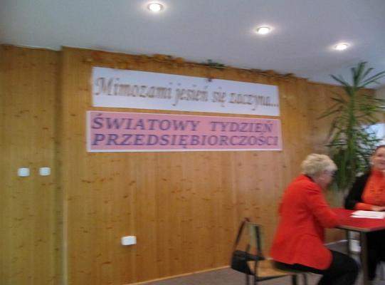 Światowy Tydzień Przedsiębiorczości 2014 r. w naszej szkole przebiegał bardzo pracowicie