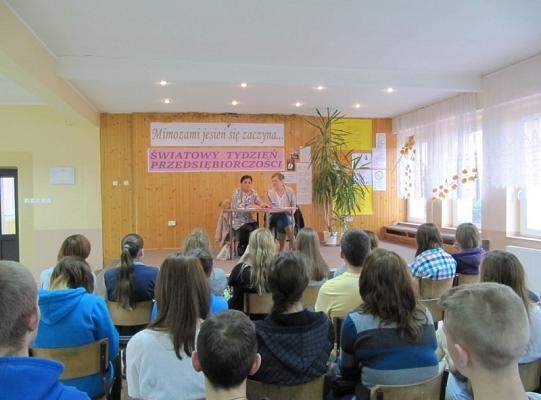 Światowy Tydzień Przedsiębiorczości 2014 r. w naszej szkole przebiegał bardzo pracowicie
