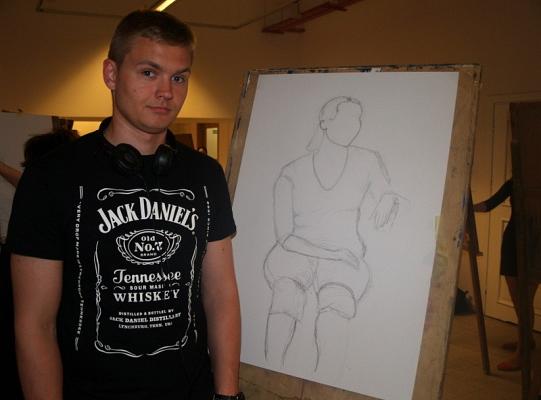 Uczeń PCE, ZSP - spędził twórczo Noc Muzeów w ASP w Gdańsku