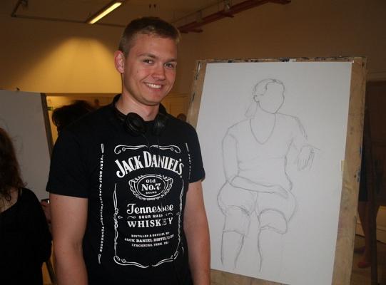 Uczeń PCE, ZSP - spędził twórczo Noc Muzeów w ASP w Gdańsku