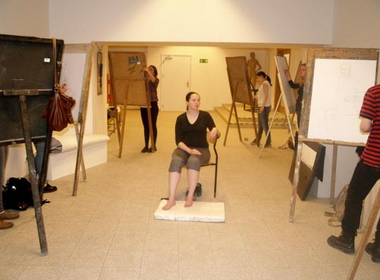 Uczeń PCE, ZSP - spędził twórczo Noc Muzeów w ASP w Gdańsku