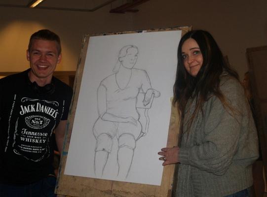 Uczeń PCE, ZSP - spędził twórczo Noc Muzeów w ASP w Gdańsku