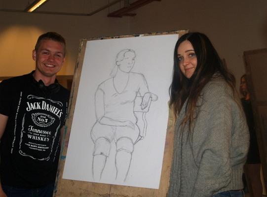 Uczeń PCE, ZSP - spędził twórczo Noc Muzeów w ASP w Gdańsku