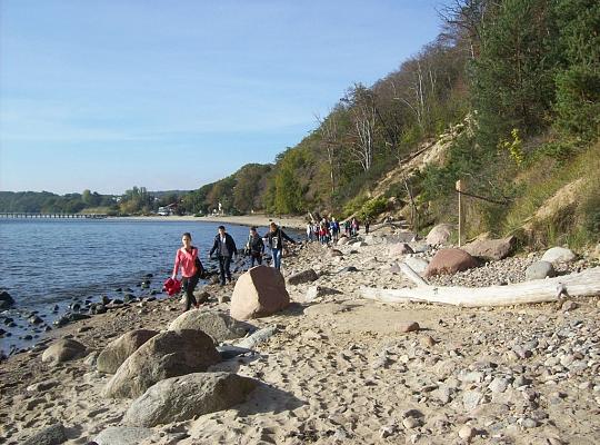 Poznajemy budowę geologiczną Klifu Orłowskiego na warsztatach terenowych
