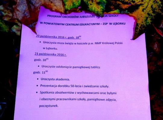 SPRAWDŹ PROGRAM OBCHODÓW JUBILEUSZU 50-LECIA SZKOŁY