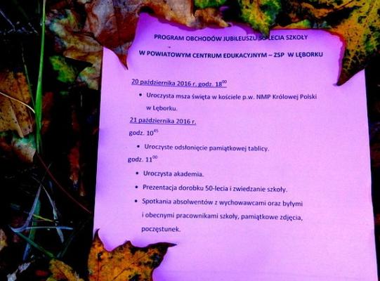 SPRAWDŹ PROGRAM OBCHODÓW JUBILEUSZU 50-LECIA SZKOŁY
