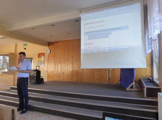 Spotkanie z rodzicami uczniów klas IV technikum