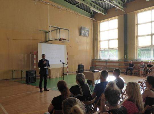 Spotkanie z rodzicami naszych pierwszoklasistów w PCE