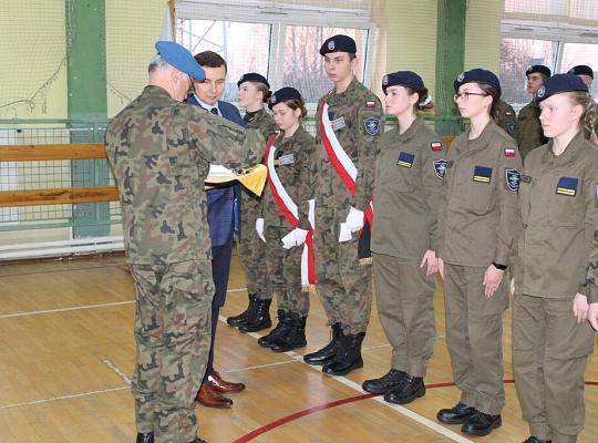 Uroczystość mianowania uczniów klas wojskowych