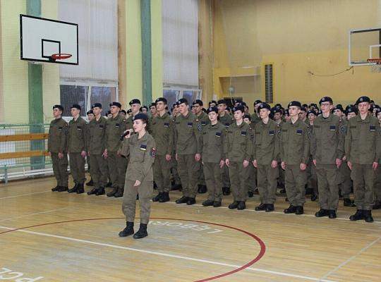 Uroczystość mianowania uczniów klas wojskowych