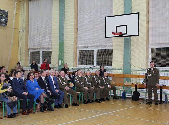 Uroczystość mianowania uczniów klas wojskowych