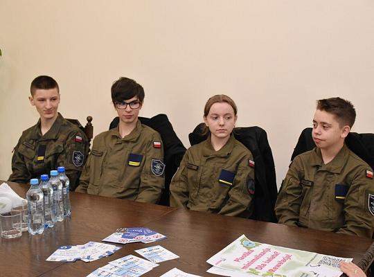 Młodzież PCE z wizytą u Burmistrza i Starosty Lęborka