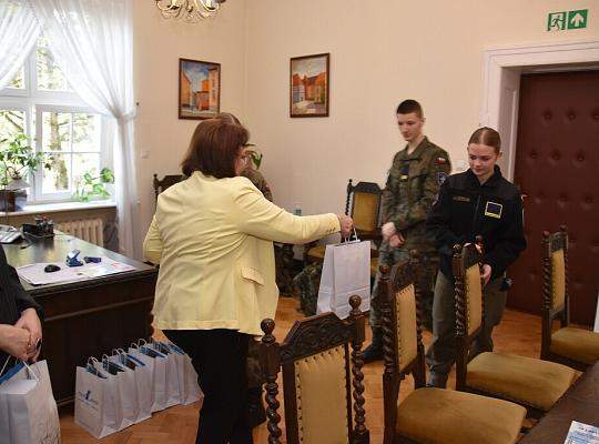 Młodzież PCE z wizytą u Burmistrza i Starosty Lęborka