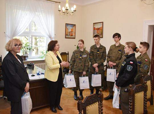 Młodzież PCE z wizytą u Burmistrza i Starosty Lęborka