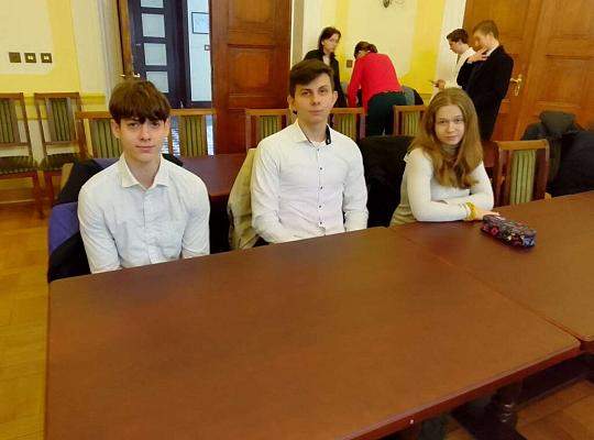 I miejsce w powiatowym etapie Pomorskiego Konkursu Wiedzy o Samorządzie Terytorialnym