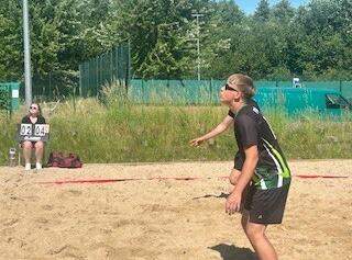 Piłka siatkowa plażowa chłopców z PCE