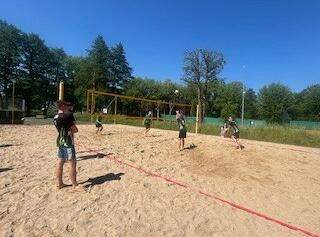 Piłka siatkowa plażowa chłopców z PCE