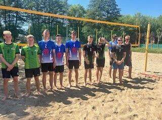 Piłka siatkowa plażowa chłopców z PCE