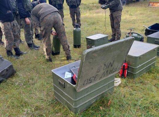 Obóz na lęborskim poligonie