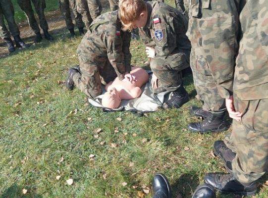Obóz na lęborskim poligonie