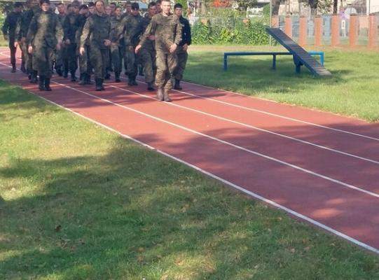 Obóz na lęborskim poligonie