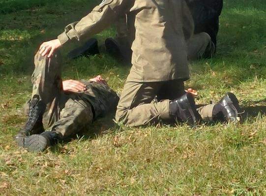 Obóz na lęborskim poligonie