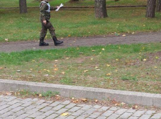 Obóz na lęborskim poligonie