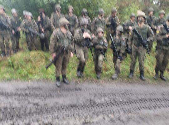 Obóz na lęborskim poligonie