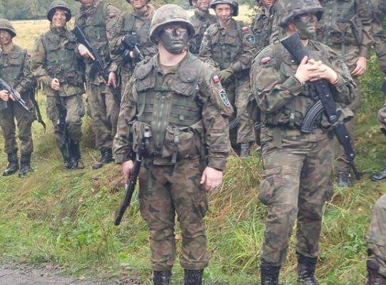 Obóz na lęborskim poligonie