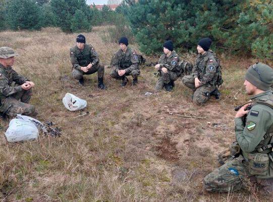 Obóz na lęborskim poligonie