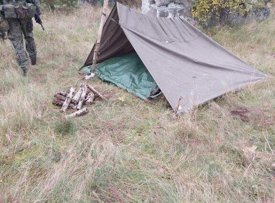 Obóz na lęborskim poligonie