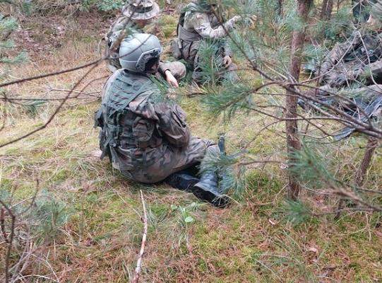 Obóz na lęborskim poligonie