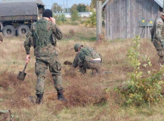Obóz na lęborskim poligonie