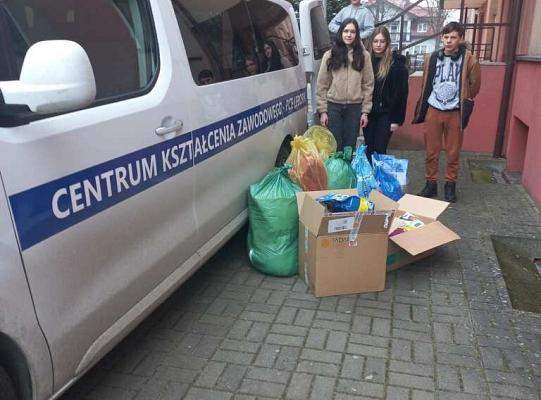 Podziękowanie za zbiórkę karmy dla zwierząt ze schroniska w Dąbrówce