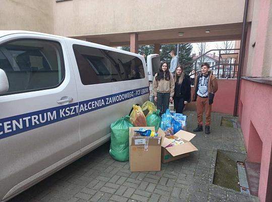 Podziękowanie za zbiórkę karmy dla zwierząt ze schroniska w Dąbrówce