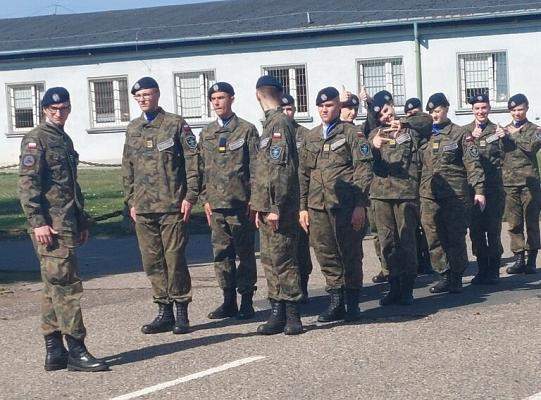 3 miejsce naszych uczniów w wojewódzkim przeglądzie musztry klas wojskowych