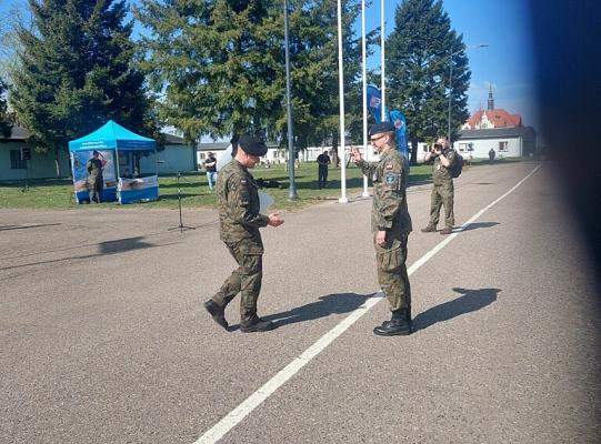 3 miejsce naszych uczniów w wojewódzkim przeglądzie musztry klas wojskowych
