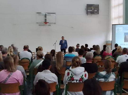 Spotkanie z rodzicami uczniów klas I