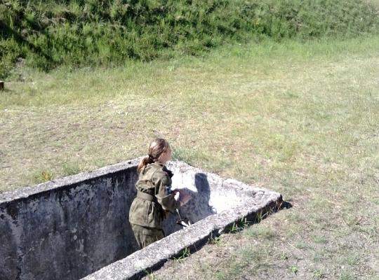 Rzut granatem ćwiczebnym